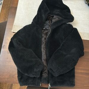 Black girls jacket-size medium 10/12